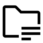 Folder Details SVG Icon